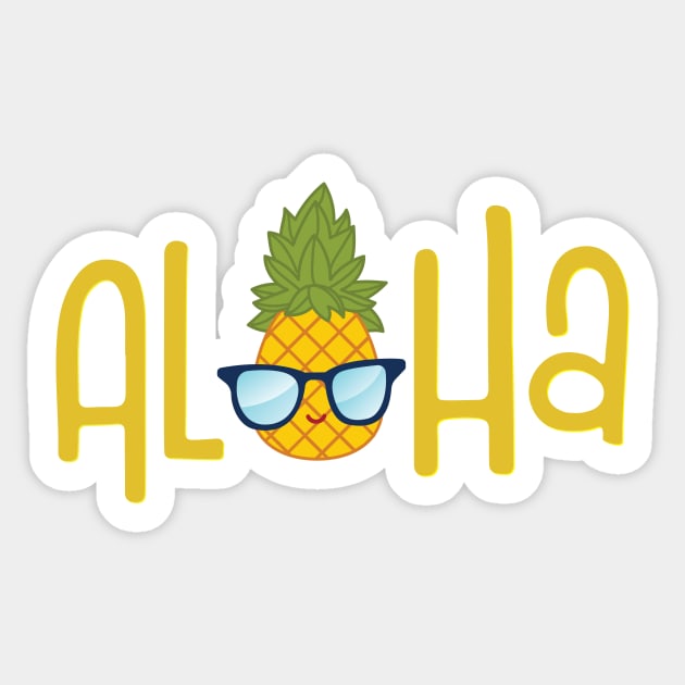 Aloha Sticker by imlying